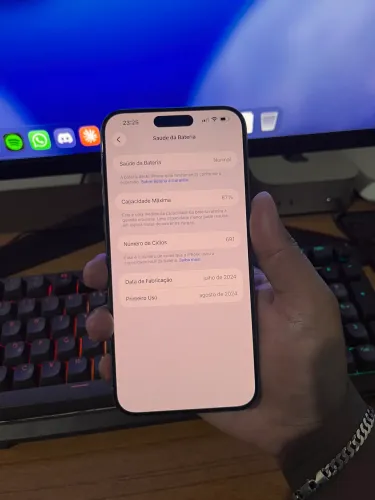 iPhone 15 Pro Max 256GB - ZERO - priorizo troca + volta