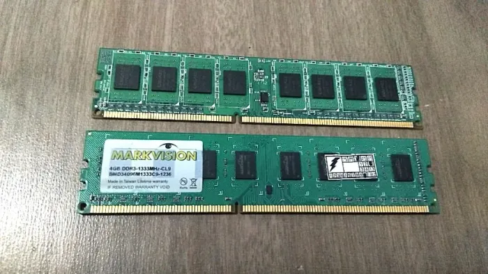 Memoria Ram 6gb Markvision e Positivo DDR3 1333mhz