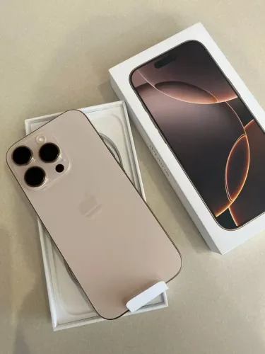 iphone 16 pro max desert 256 GB bateria 100%
