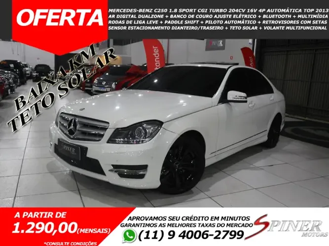 Mercedes-Benz C-250 CGI Sport 1.8 16V Aut. 2013