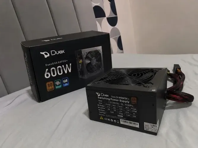 FONTE DX600W COM SELO 80 PLUS
