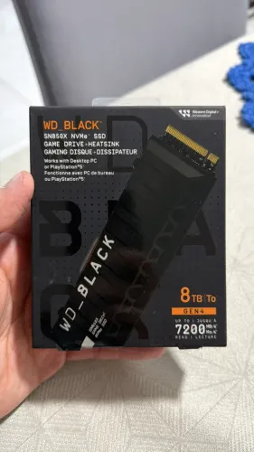 SSD 8TB SN850X Funciona no PS5, PCIe Gen4, M.2 2280, Lacrado + NF + Garantia