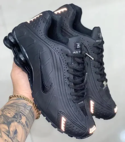 Tênis Nike Shox 4 Molas R4 Preto Masculino Premium - Disponível 38 ao 43 (Foto Real)