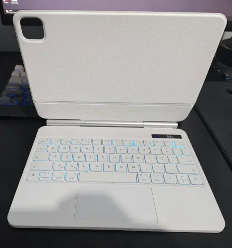 Teclado magnético para iPad compatível com iPad Air/Pro 4/5/6