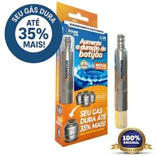 Economizador de Gás GLP 35% De Economia no botijão - PoupeGás