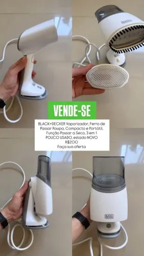 Ferro de passar portátil