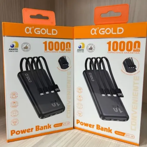 Carregador portátil Power Bank 10000mAh e 20000mAh novos
