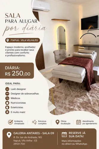 ? SALA PARA LOCAÇÃO POR DIÁRIA - ITAPUÃ | GALERIA ANTARES ?