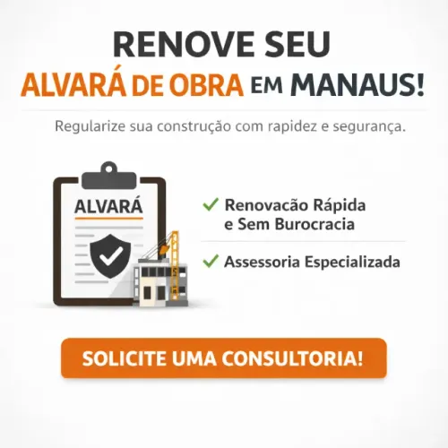 Renovação de alvará de obra em Manaus