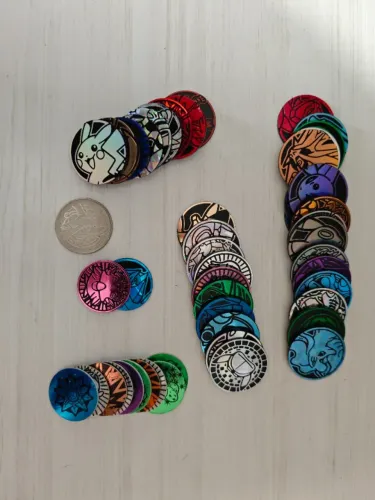 Lote Moedas Pokemon TCG
