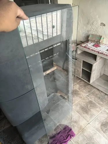 Vidro para suporte 1,4M por 33cm