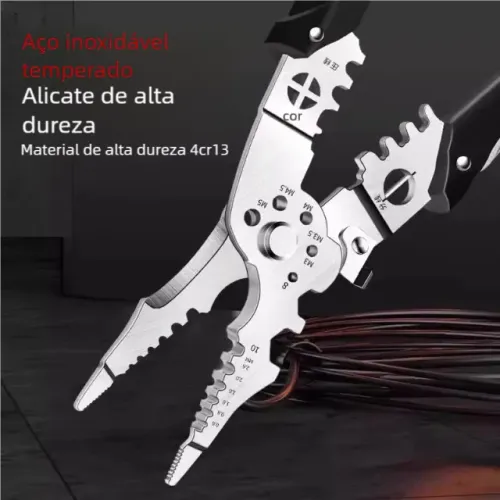 Multifuncional Alicate 22 Funções - Descascador, Cortador e Ferramenta Prática