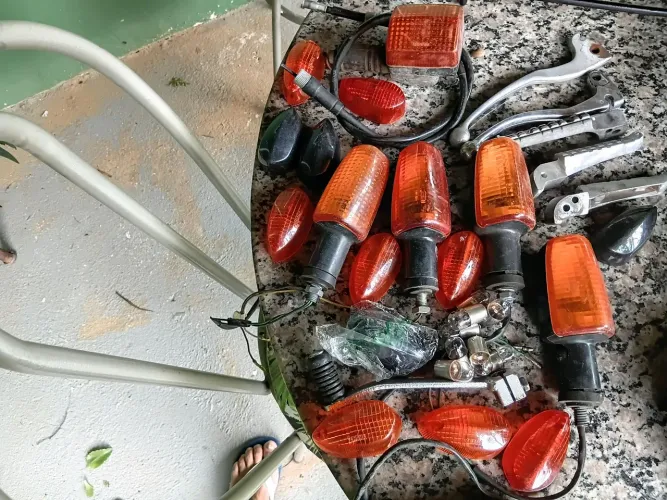 Kit de peças para moto setas