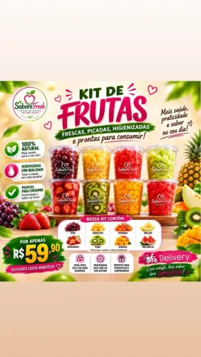 ? Kits de Frutas Frescas | Prontos para Consumo | Delivery