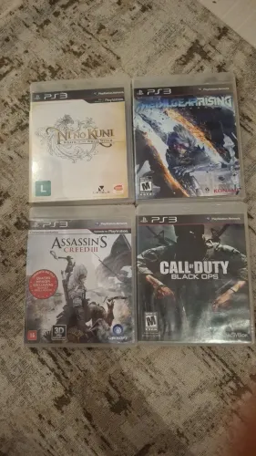 Lote d jogos de ps3