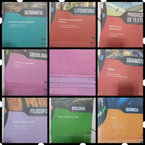 Kit apostila UNO 1° e 2° Ano Médio