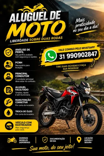 Aluguel Semanal Xre 190 2023 319,00