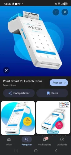 Troco máquina de cartão do mercado pago  pro outro 