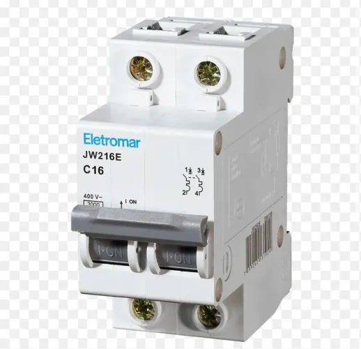 Disjuntor bipolar 16A - Novo