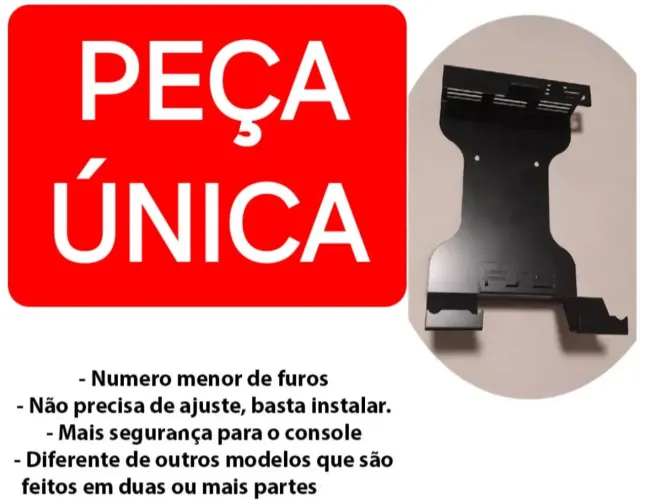 ? SUPORTE DE PAREDE COMPLETO PARA PS5 ? TUDO EM UM SÓ!