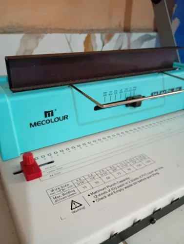 Encadernadora 3x1 + todos os insumos para fazer cadernetas