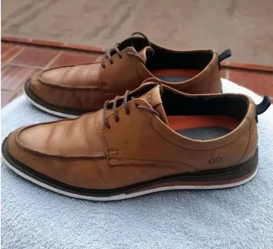 SAPATO DEMOCRATA METROPOLITAN TYPE 42 - COURO CONHAQUE