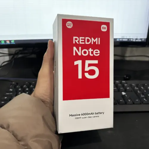 Celular Redmi 15 Negro 256GB - novo lacrado