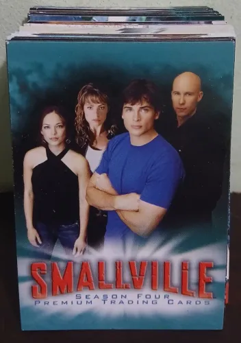 SMALLVILLE TRADING CARDS COMPLETO QUARTA TEMPORADA 