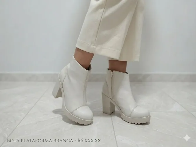 Bota 37 branca