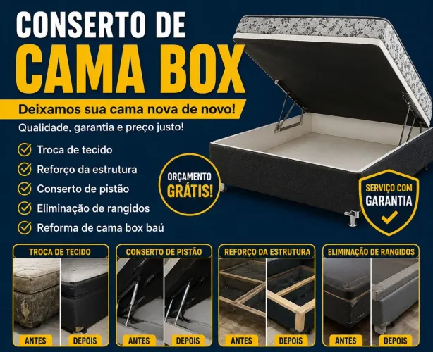 reformamos e consertamos sua cama box ripa quebrada cama funda