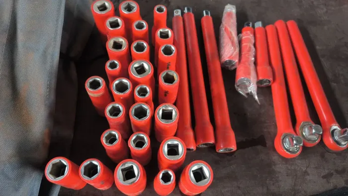 Kit chave soquete 1/2 com 35 peças