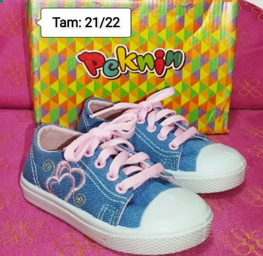 Kit 02 Tênis para Bebê TAM 21/22