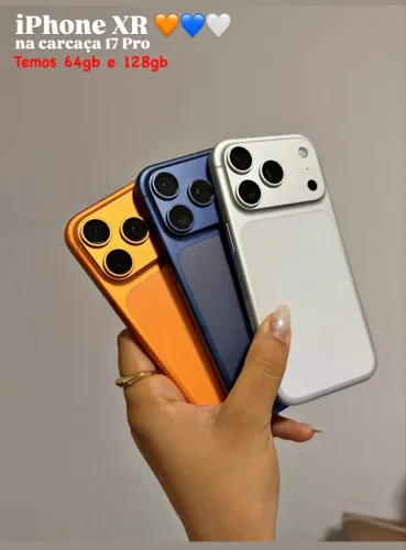 iPhone XR 128gb ZERO na carcaça 17pro