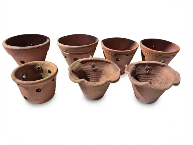 Vaso Cerâmica Furado Orquídea