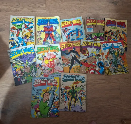 Gibis guerras secretas marvel completa de 1986 + album