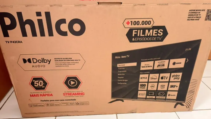 Smart TV Philco 43" Full HD - ROKU TV