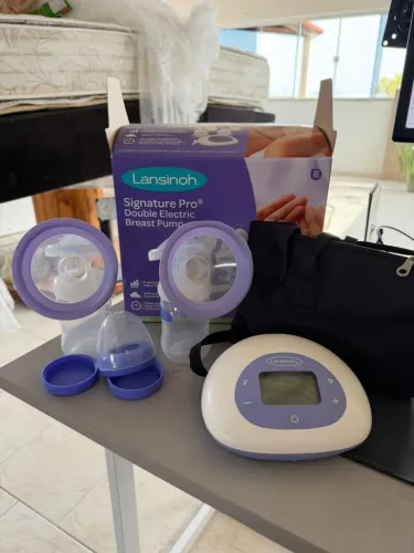 Bomba Extratora de Leite Elétrico Duplo Lansinoh Signature Pro