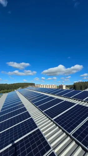 Placas solares, sistema foto voltaica