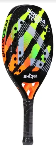 Raquete De Beach Tennis Shark Predator 2025 - 22mm