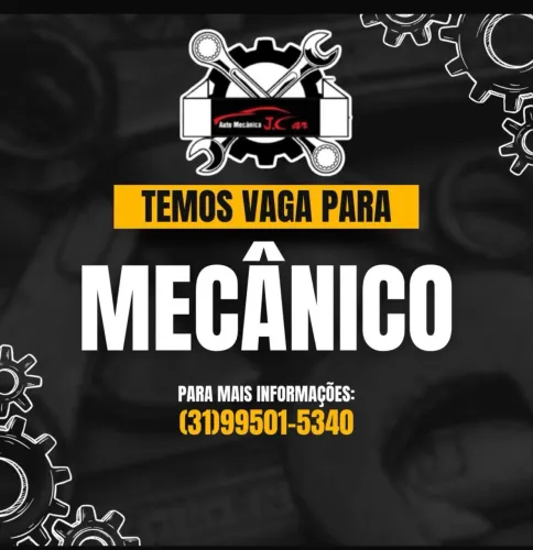 Vaga para Mecânico ou Auxiliar de Mecânico com Experiência