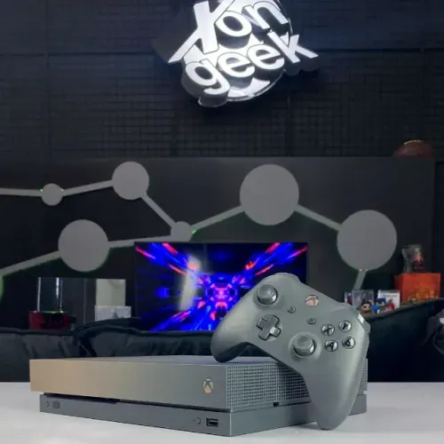 Xbox One X 1TB Gold Rush Battlefield, Seminovo | Aceitamos OLXPAY, Parcele em Até 24x