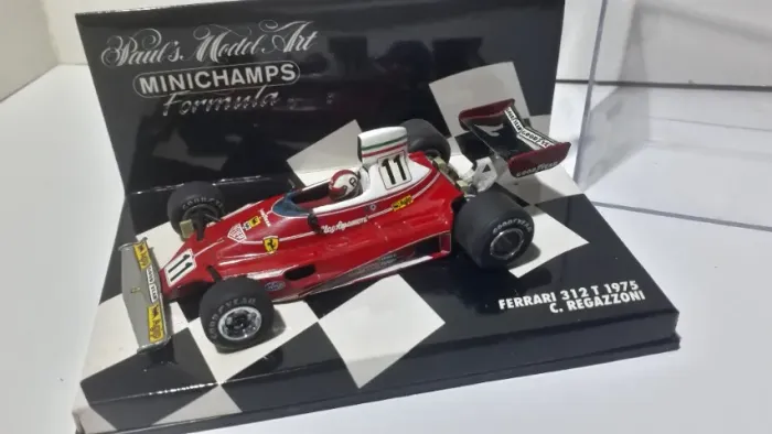 F1 FERRARI 312T 1975 CLAY REGAZZONI minichanps 1/43