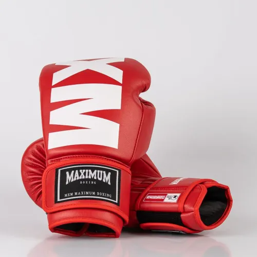 Luvas de Boxe e Muai Thay Maximum Vermelho 