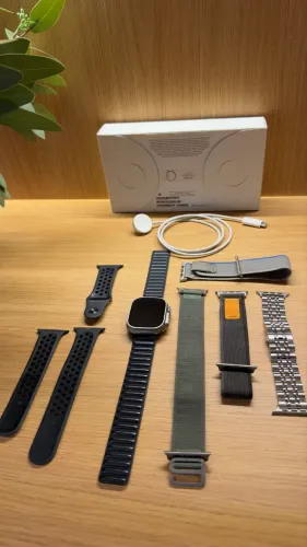 Apple Watch Ultra 1 - Completo + 4 Pulseiras Originais + Extras