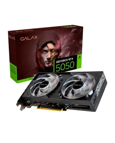 Placa de Vídeo Galax GeForce RTX 5050 1-Click OC V2, 8GB