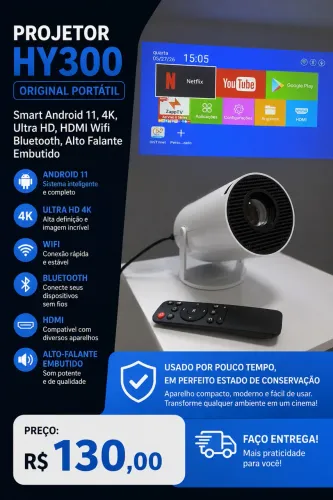 Vende-se projetor HY300