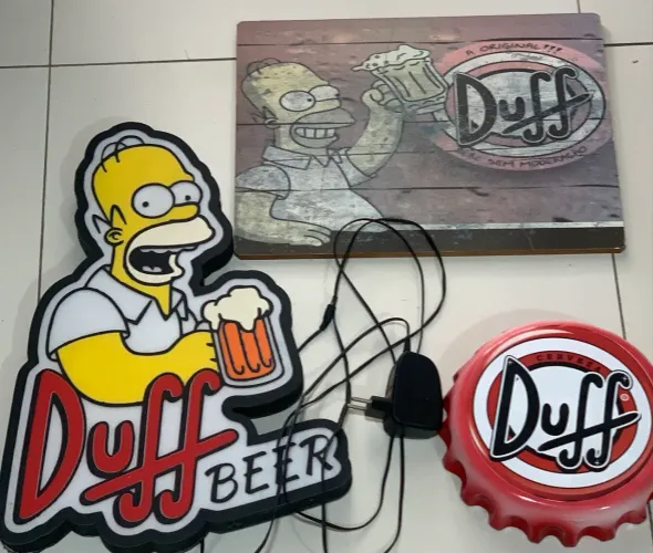 Kit decoração bar Cerveja Duff