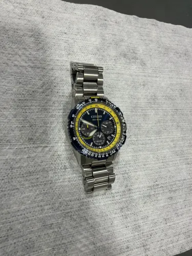 Citizen Relógio masculino Eco-Drive Blue Angels Promaster Navihawk.