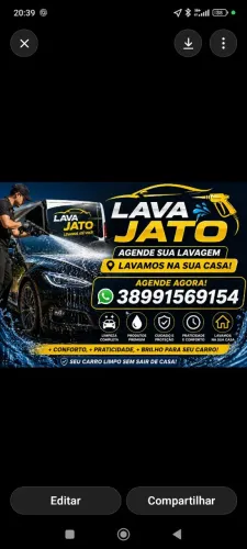 Lava rápido, serviço na sua própria casa