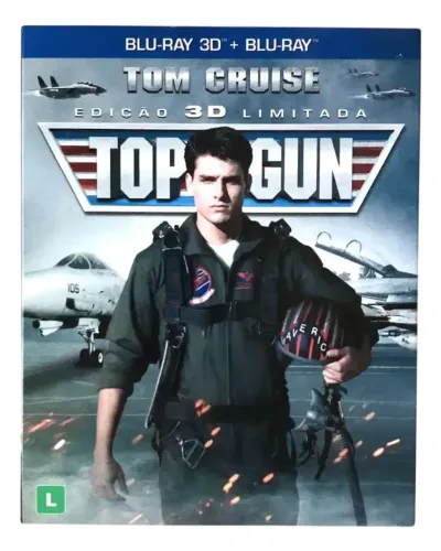 Top Gun - Blu-ray (3D + 2D) Original (Com Luva)